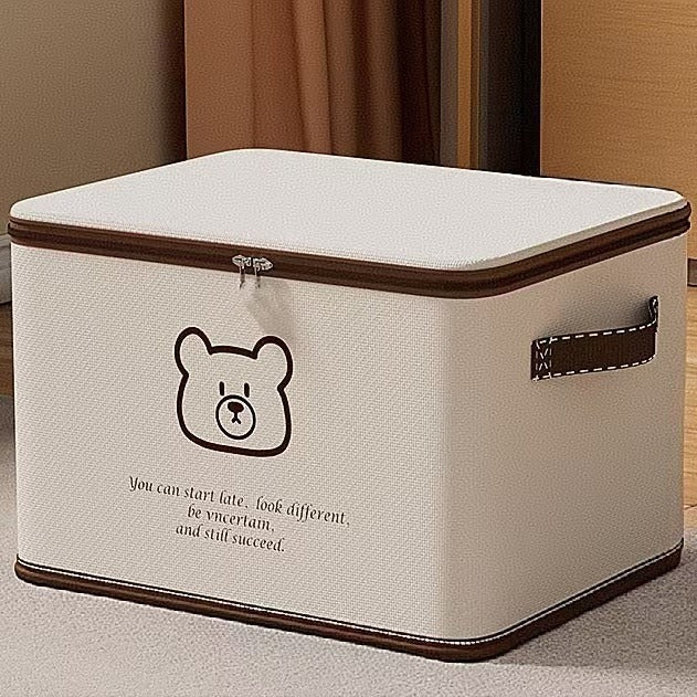 Cloth storage box with lock Clothing storage box Large capacity clothing quilt sorting box Household wardrobe storage box