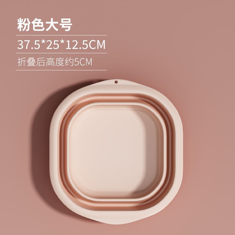 Collapsible washbasin - portable travel basin, thickened plastic basin, available in small and large sizes, perfect for home, dorm, and laundry use