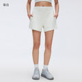 Women's high-waisted yoga shorts - summer fitness shorts, loose fit, slimming, casual, breathable, running & workout pants - d26076
