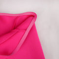 Am210730 deep v bow high waist hip party plus size women's dress party dress