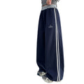 girls' pants: spring/autumn sweatpants, kids' straight-leg autumn fashionable sports pants, girls' wide-leg pants for older children
