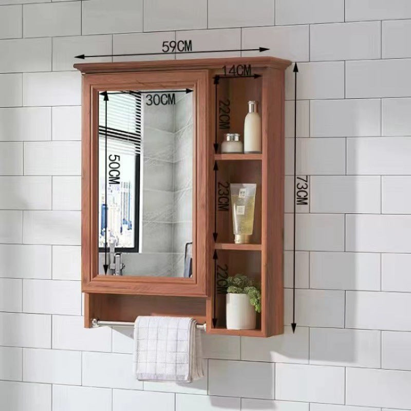 Bathroom Mirror Bathroom Wall-mounted Shelf Mirror Cabinet Bathroom Mirror Cabinet Bathroom Dressing Mirror Wall Mirror Box