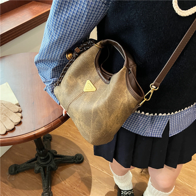 Fashion large-capacity satchel bag for women k-stylenew arrivalniche stylecasualcasual shoulder bag classy sense work clothing crossbody bag