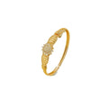 zircon geometric gold-plated bangle, women's elastic bracelet for autumn/winter, perfect for back-to-school parties