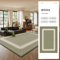 Carpet living room green french retro style sofa cushion medieval style waterproof washable and wipeable accessible luxury high-end carpet