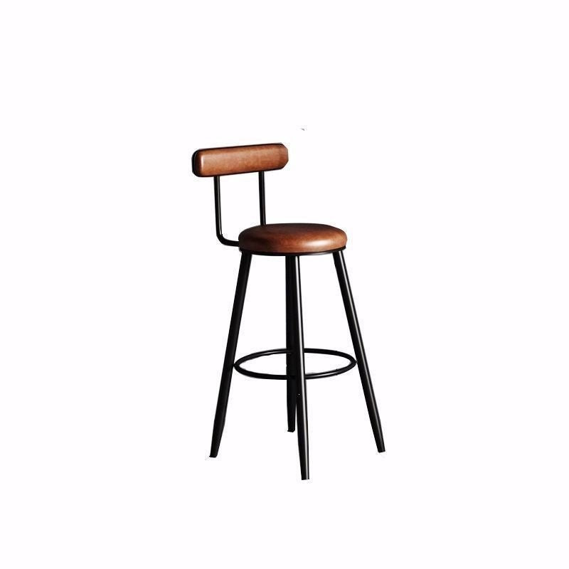 Bar chair hotel restaurant for home backrest high chair iron bar chair accessible luxury bar chair coffee shop high stool