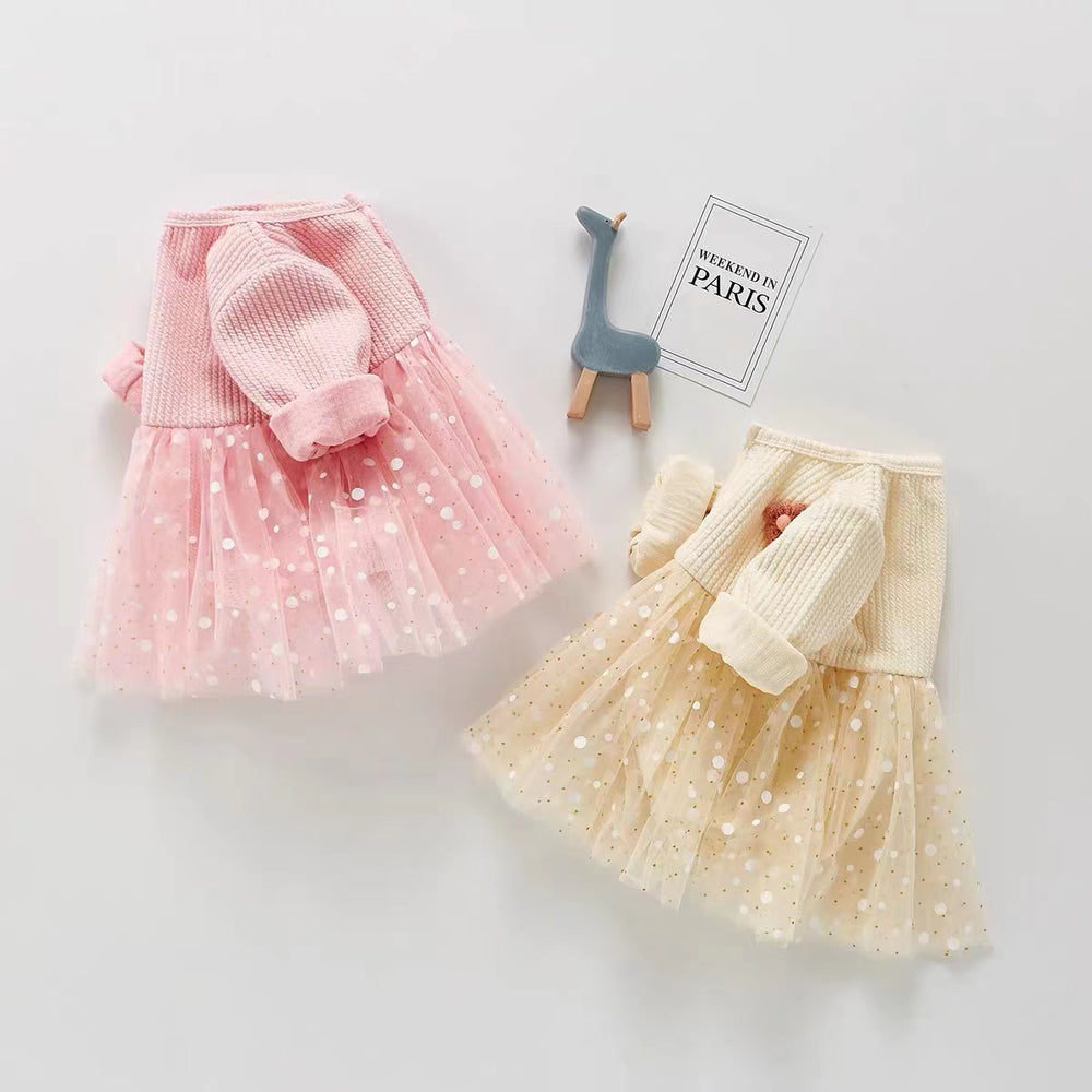 Infant spring & fall outfit full month baby girl one-piece haki western style princess autum hundred days baby outing crawling clothes trendy