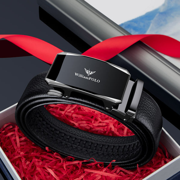 Emperor Paul Belt Men's Premium Sense Automatic Buckle Belt Men's High-end Business Leisure Belt Wholesale Hair