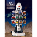 【24 cars】space rocket elevating parking garage [gift box set]