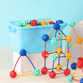 Versatile bead maze geometric construction set - creative diy shape sorter, hands-on skill development, kids' building blocks