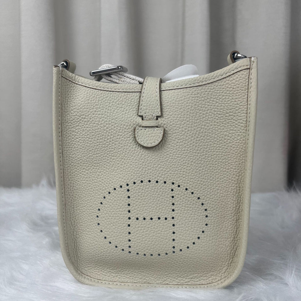 Evelyn tc pattern first layer cowhide evelyne bag mini genuine leather women's bag shoulder crossbody tote bag small bag