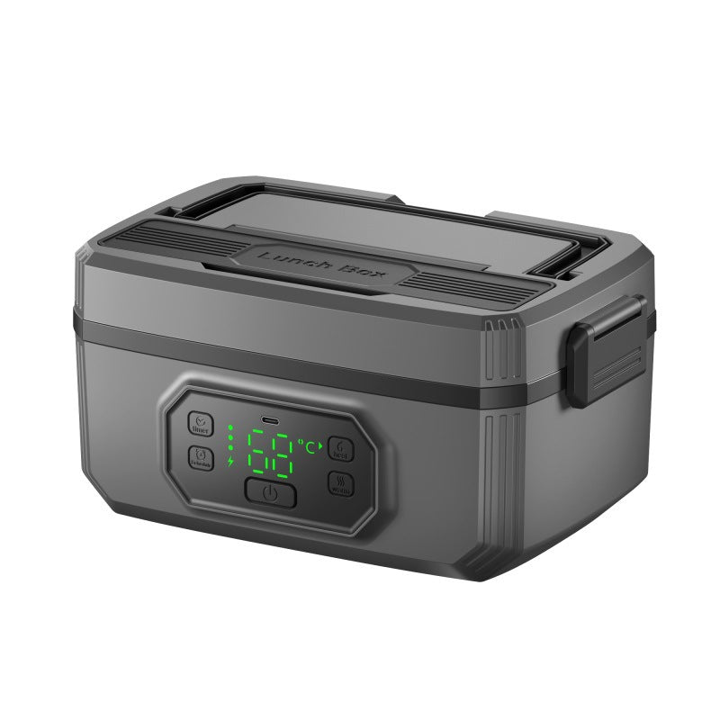 Rechargeable lunch box, wireless heating, water-free bento box, student office workers bring rice, large-capacity portable electric heating lunch box