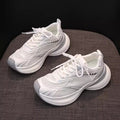 European station women's shoes 2025 summer new breathable casual mesh shoes chunky sole athletic running shoes dad shoes women's style