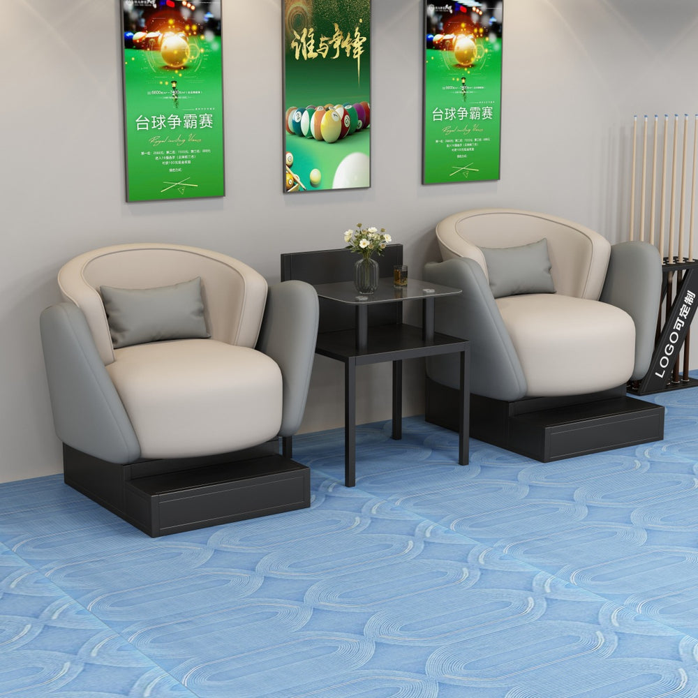 Gaming chair billiard hall sofa rest area special sofa for watching the game sofa and coffee table combination for billiard room