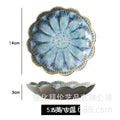 5.5inch sunflower dish-cold smoke ash