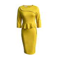 D221m  independent station summer pure color silm hip-covering beaded pencil skirt professional large size european and american dress
