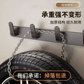Wall-mounted clothes hooks for entryways, closets, bathrooms, kitchens, and home use. space aluminum, no-drill installation, multi-hook design