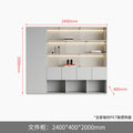 Por goose down white skin feel pet 2.4m high cabinet (including delivery)