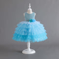 New arrival: gradient tulle tutu dress - girls' princess party dress, flower dresses for export