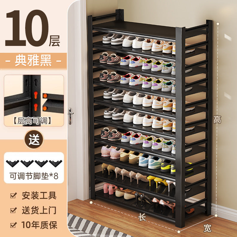 For homesteel shoe rack door floor-standing multi-layer storage rack simple entrance entrance door shoe cabinet storage rack