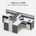 Saint li office desk partition - modern minimalist workstation for 4/6 people - ideal for finance offices - desk and chair combination