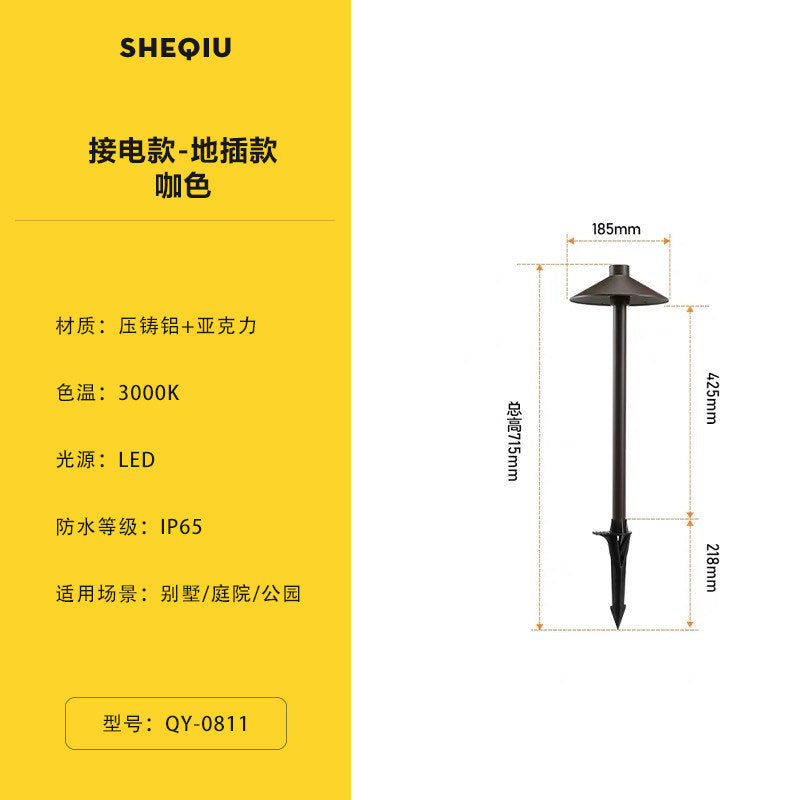 Outdoor solar ground lights - waterproof patio lights for villas, lawns, gardens, and home stays - decorative yard lighting