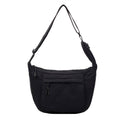 preppy style niche style crossbody bag easiest for match women's work clothing shoulder dumpling bag simple cloth bag large capacity nylon