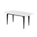 Black frame - matte snow mountain white curved edge