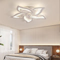 Ceiling lamp with fan new arrivalcasual restaurant lamp modern smart electric fan branch special-shaped fan lamp