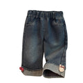 New girls' fall collection: versatile fleece-lined jeans - korean style casual fashion for autumn and winter