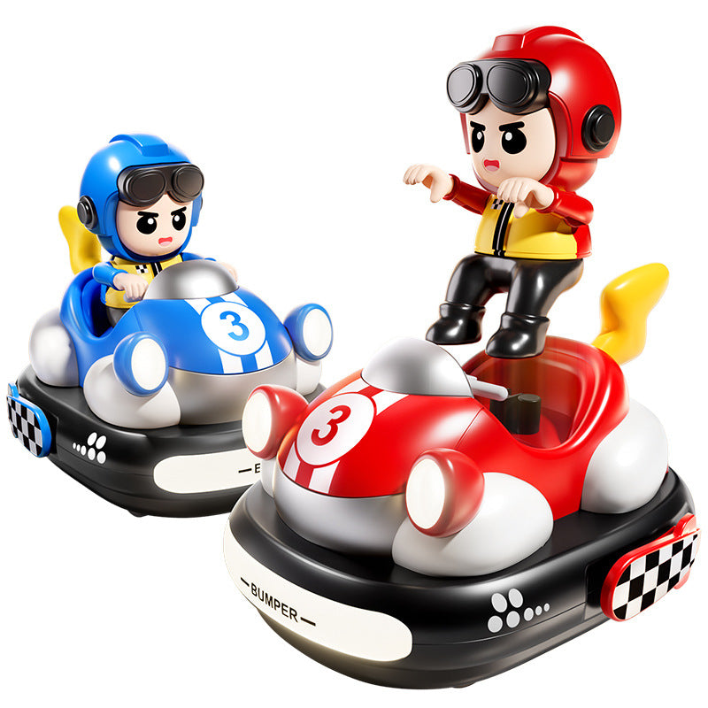 Fun childhood kids remote control go-kart bumper car toy - new year & birthday gift - two-player battle drift go-kart