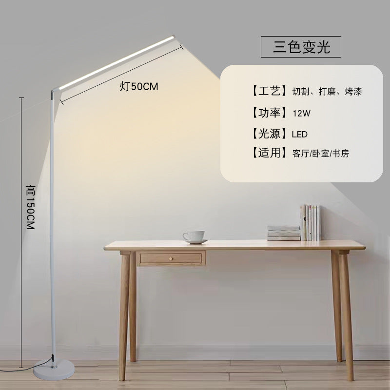 Led standing eye-care floor lamp - perfect for studying, piano practice, bedside reading, desk work, and writing - super bright for kids