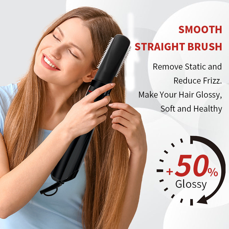 Cross-border popular hair straightener, curling iron, three-in-one hair dryer, Middle East multi-functional household hot air hair comb, air comb