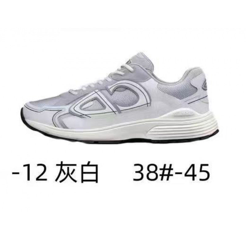 bestseller b22 breathable mesh running shoes - couple's style, export-grade, comfortable patchwork running sneakers