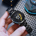 New creative sports car wheel design wristwatch - 3d hollow dial fashion men's watch - large dial quartz watch - wholesale