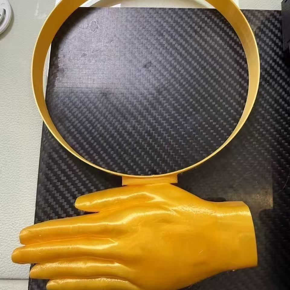 Influencer-approved palm-sized sun hat - 3d printed, adjustable, funny & creative headband sun hat - 3d one-piece dropshipping available