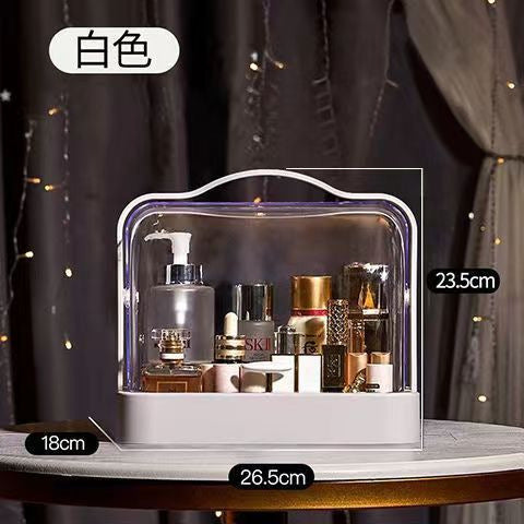 Cosmetics storage box, desktop dresser, drawer type, large-capacity dust-proof skin care products, lipstick, multi-layer finishing and storage