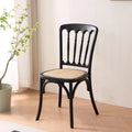 Dining chair for home solid wood vintage ash wood cafe restaurant b&b napoleon dining table chair american retro chair