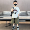 Boys' cargo shorts - lightweight summer style, short sleeve, casual shorts for kids, new  trendy athletic shorts