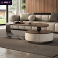 Creative leaf coffee table - unique shape, perfect for small spaces, high-end designer style, ideal for villas, living rooms, and modern luxury home decor. can be used as a coffee table or tv stand