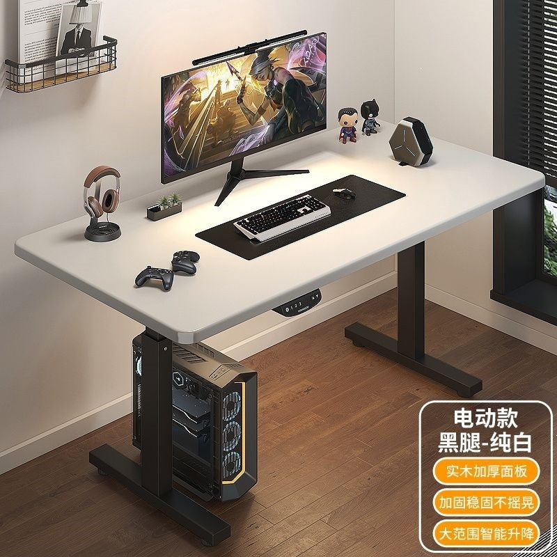 Electric adjustable desk - heavy-duty, reinforced legs - perfect for home office, gaming, study, and computer use