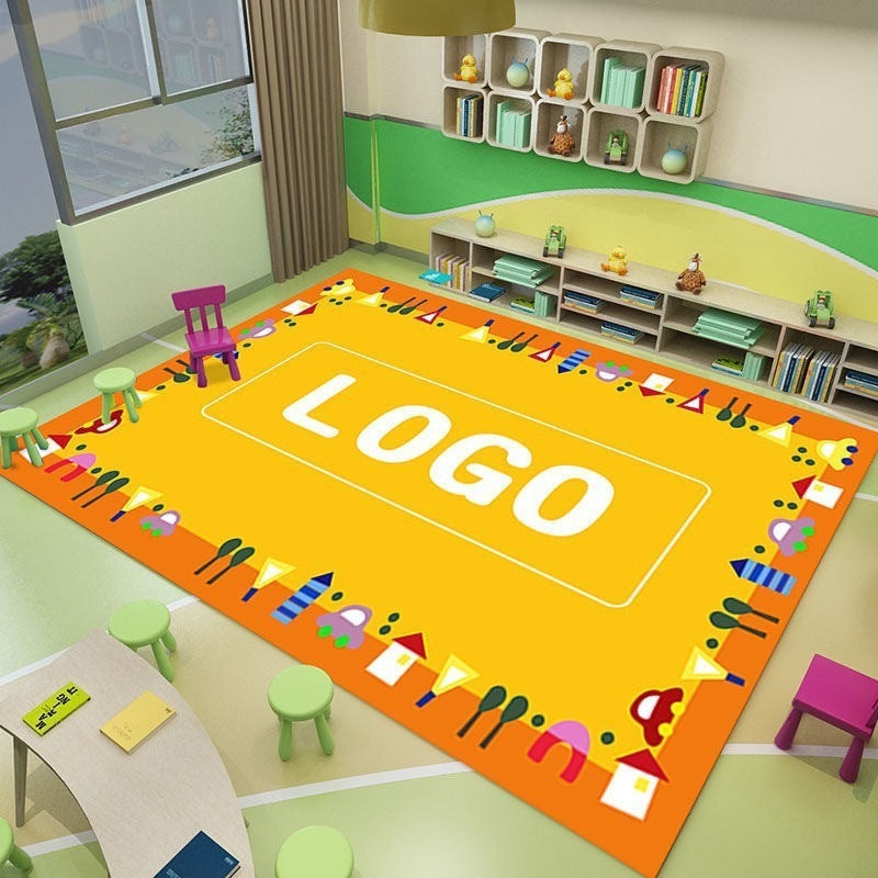 Baby crawling mat, cooling pad, classroom reading area, educational play mat, nursery kids alphabet crystal velvet rug
