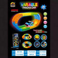 New arrival cross-border assembleable kids toys cool luminous track toy car lighting toys patchwork track piece