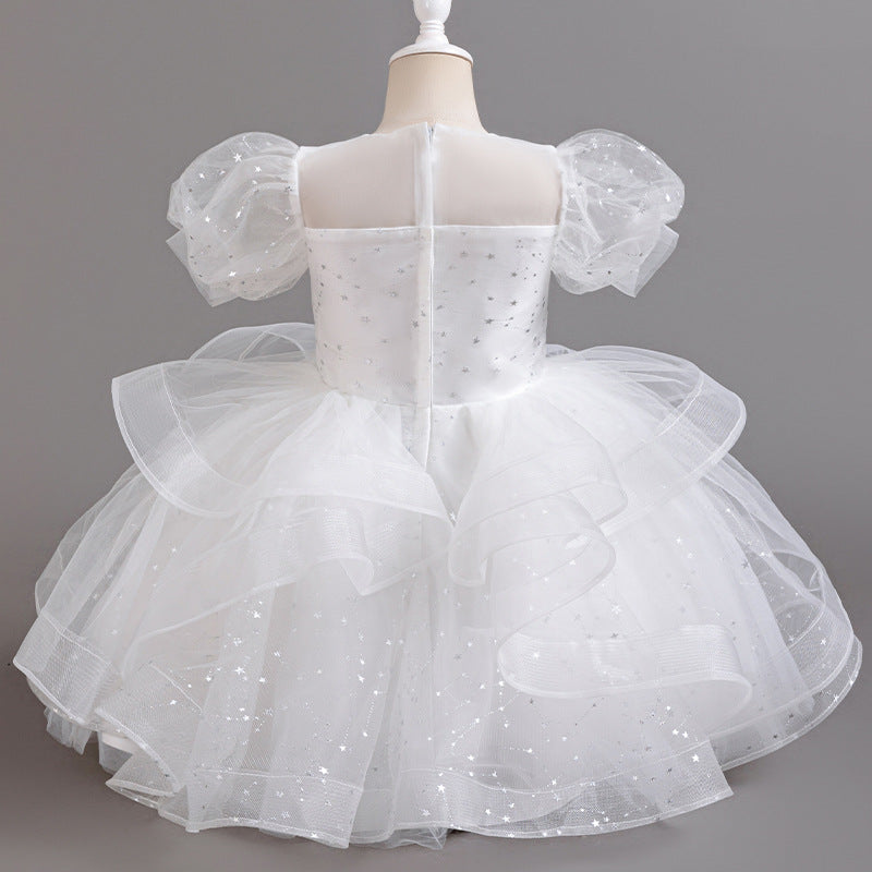 Yimingwei export cross-border kids dress short princess skirt tutu skirt children's kiddress dress