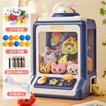 Little rabbit kids claw machine clip doll mini machine small sound and light boys and girls toys gifts fun puzzle