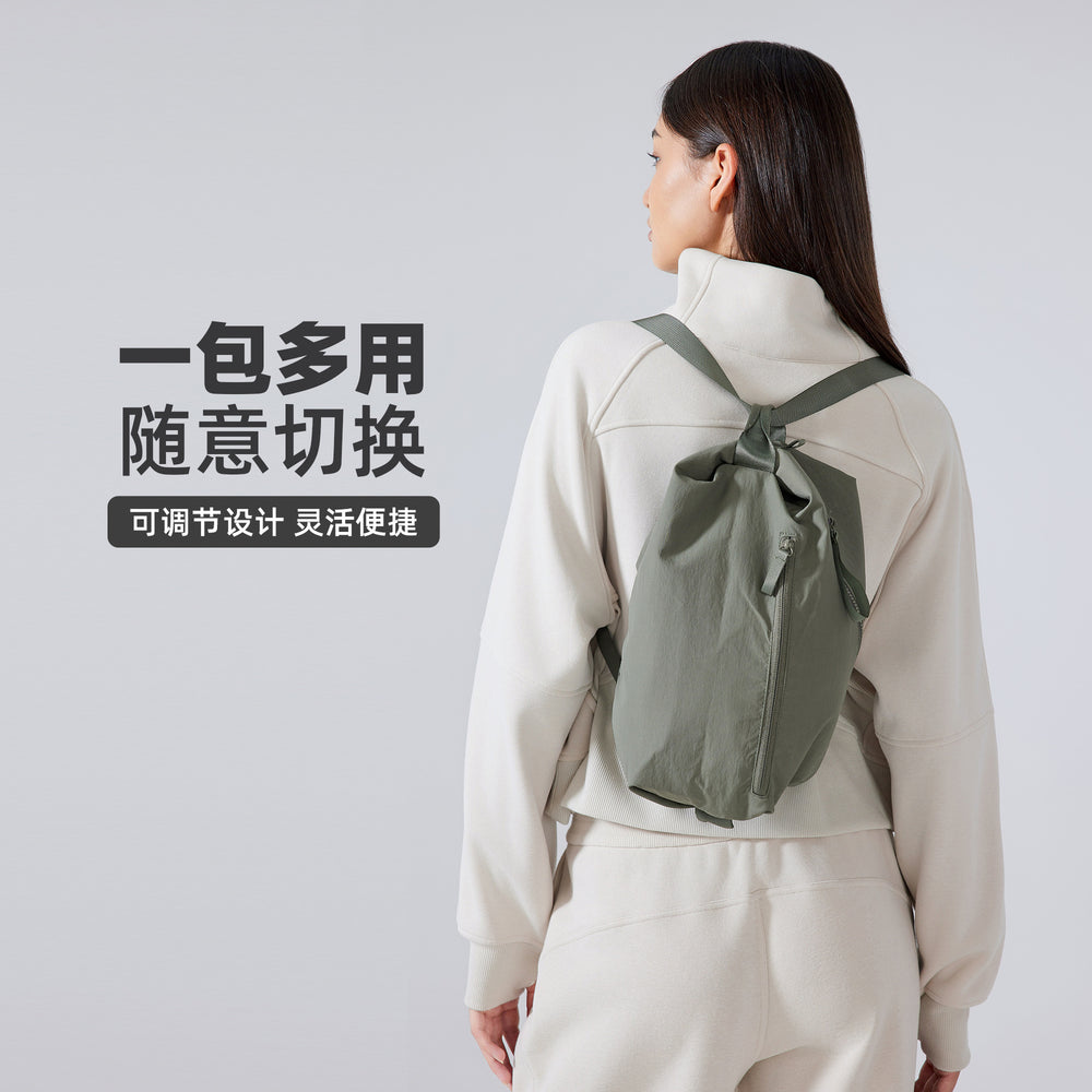 Influencer-approved sbs zipper water-resistant women's multifunctional adjustable backpack for outdoor cycling - daw038