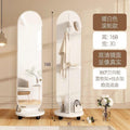 Pearl white + universal wheels [imported board + rotation + storage + clothes hanging]
