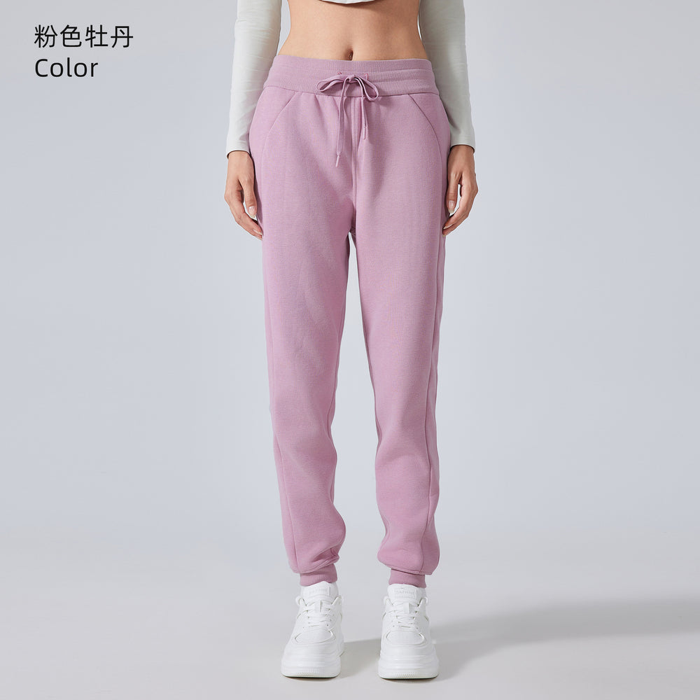 Women's high-waisted, loose-fit joggers - versatile activewear for fall/winter: perfect for outdoor fitness, yoga, and casual wear (daw153)