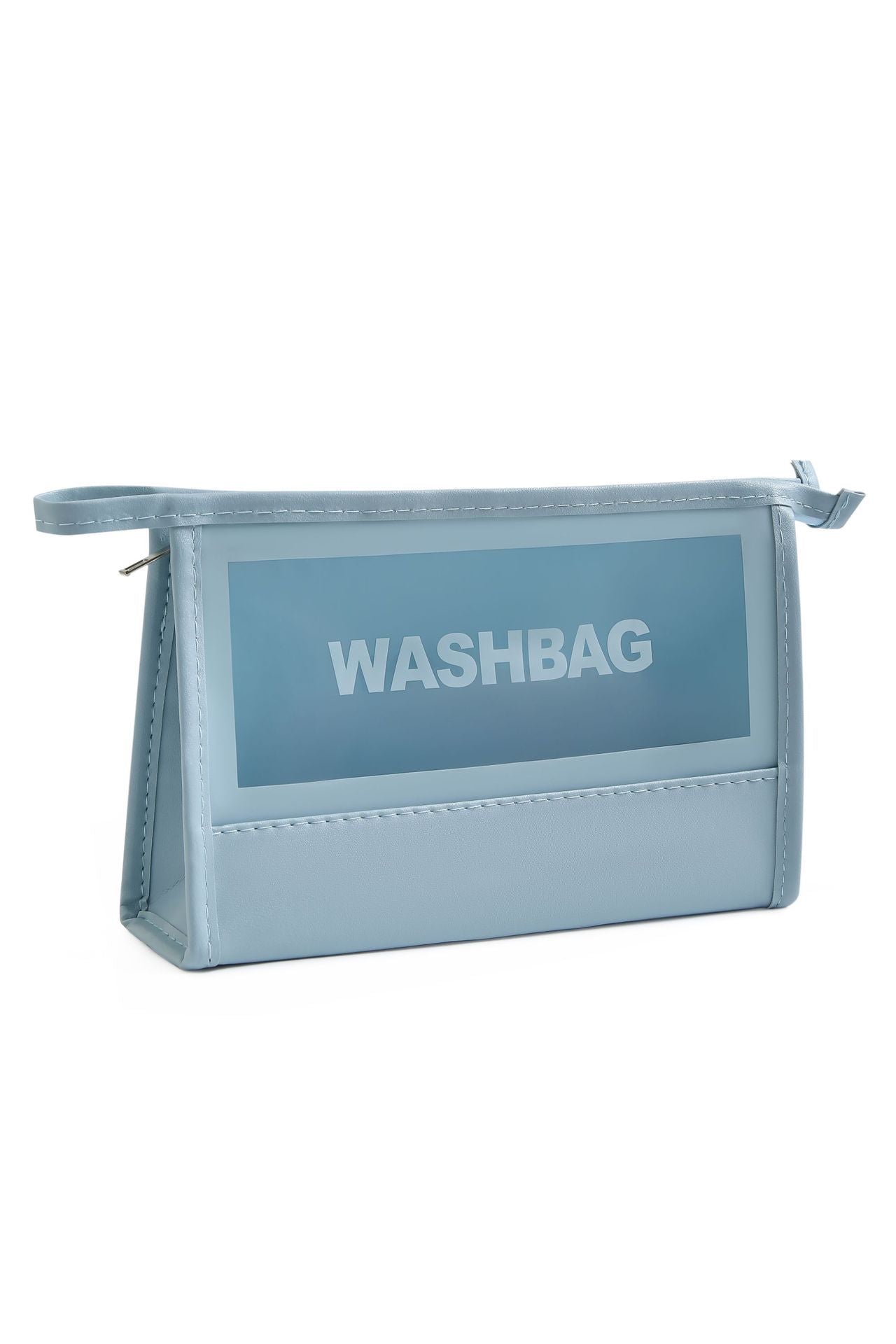 Simple and portable storage box, macaron color PVC transparent and simple candy cosmetic bag, simple toilet bag in hand