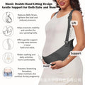 Shoulder belly support belt, breathable maternity waist support belt, prenatal belly support belt, maternity waist support belt, belly support belt